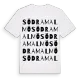 Södra Malmö ordlek t-shirt
