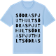 Blue Soul t-shirt med Södra Spjuthult ordlek t-shirt