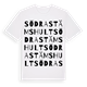 Södra Stämshult ordlek t-shirt