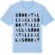 Blue Soul t-shirt med Södra Tallbacka ordlek t-shirt