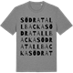 Mid Heather Gray t-shirt med Södra Tallbacka ordlek t-shirt