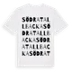 White t-shirt med Södra Tallbacka ordlek t-shirt