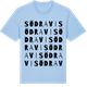 Blue Soul t-shirt med Södra Vi ordlek t-shirt