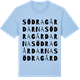 Blue Soul t-shirt med Södragårdarna ordlek t-shirt