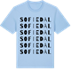 Blue Soul t-shirt med Sofiedal ordlek t-shirt