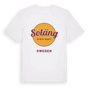 Soläng cirkel t-shirt – ekologisk bomull t-shirt från Pinshirt