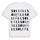Solhäll ordlek t-shirt