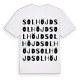 Solhöjd ordlek t-shirt