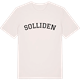 Vintage White t-shirt med Solliden böjd t-shirt