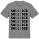 Mid Heather Gray t-shirt med Solliden ordlek t-shirt
