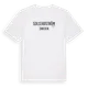 White t-shirt med Solstadström i Sverige t-shirt