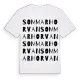 Sommarhorvan ordlek t-shirt