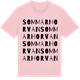 Pink Cotton t-shirt med Sommarhorvan ordlek t-shirt