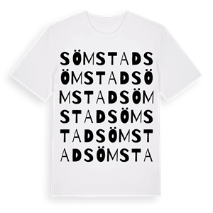 Sömstad ordlek t-shirt – ekologisk bomull t-shirt från Pinshirt