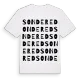 Sondered ordlek t-shirt