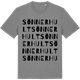 Mid Heather Gray t-shirt med Sönnerhult ordlek t-shirt