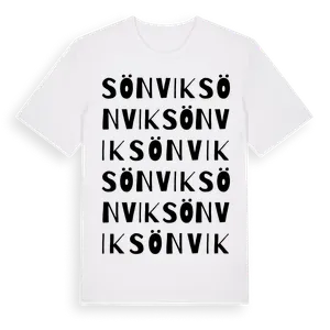 Sönvik ordlek t-shirt – ekologisk bomull t-shirt från Pinshirt