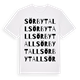 Sörby tall ordlek t-shirt