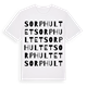 Sorphultet ordlek t-shirt