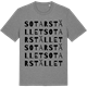 Mid Heather Gray t-shirt med Sotarstället ordlek t-shirt