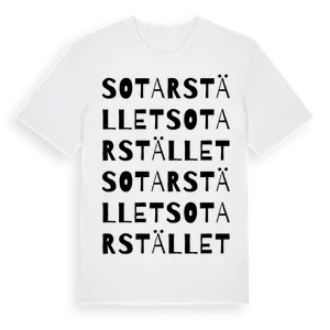 Sotarstället ordlek t-shirt – ekologisk bomull t-shirt från Pinshirt