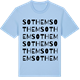 Blue Soul t-shirt med Sothem ordlek t-shirt