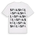 Spaksmåla ordlek t-shirt