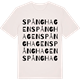 Vintage White t-shirt med Spånghagen ordlek t-shirt