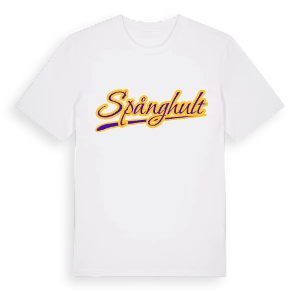 Spånghult baseball t-shirt – ekologisk bomull t-shirt från Pinshirt