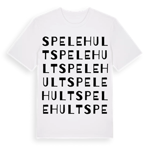 Spelehult ordlek t-shirt – ekologisk bomull t-shirt från Pinshirt