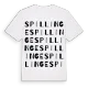 Spillinge ordlek t-shirt