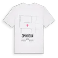 Spindeln karta t-shirt