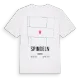 Spindeln karta t-shirt