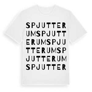 Spjutterum ordlek t-shirt – ekologisk bomull t-shirt från Pinshirt