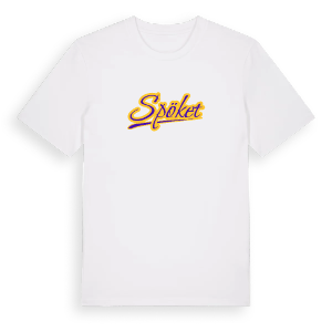 Spöket baseball t-shirt – ekologisk bomull t-shirt från Pinshirt