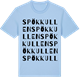 Blue Soul t-shirt med Spökkullen ordlek t-shirt