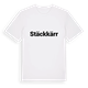 Stäckkärr fetstil t-shirt