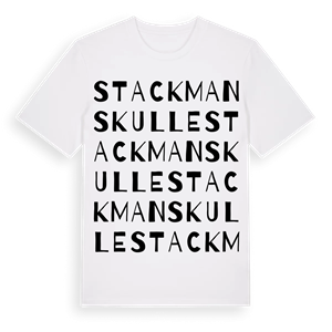 Stackmans kulle ordlek t-shirt – ekologisk bomull t-shirt från Pinshirt