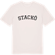 Vintage White t-shirt med Stackö böjd t-shirt