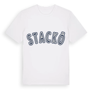 Stackö college t-shirt – ekologisk bomull t-shirt från Pinshirt