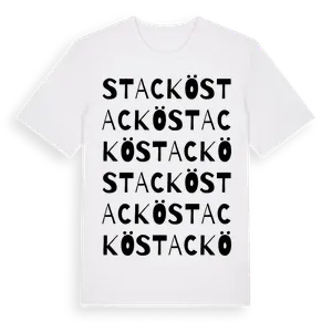 Stackö ordlek t-shirt – ekologisk bomull t-shirt från Pinshirt