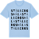 Blue Soul t-shirt med Stålbergsmåla ordlek t-shirt