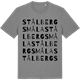 Mid Heather Gray t-shirt med Stålbergsmåla ordlek t-shirt