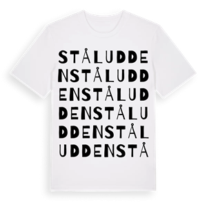 Ståludden ordlek t-shirt – ekologisk bomull t-shirt från Pinshirt