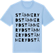 Blue Soul t-shirt med Stämmeryd ordlek t-shirt