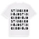 Stångbrohöjd ordlek t-shirt