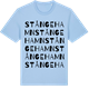 Blue Soul t-shirt med Stångehamn ordlek t-shirt