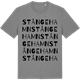 Mid Heather Gray t-shirt med Stångehamn ordlek t-shirt