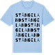 Blue Soul t-shirt med Stångeland ordlek t-shirt