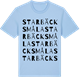 Blue Soul t-shirt med Starbäcksmåla ordlek t-shirt